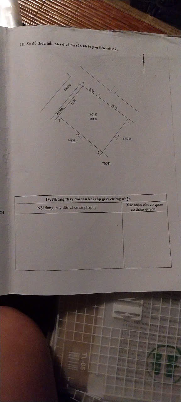 Đất thổ cư 184m² tại xã Quốc Oai - Giá chỉ 9.43 tỷ, lô góc 2 mặt tiền!