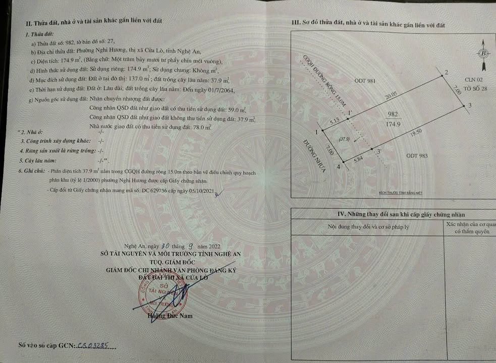 Đất mặt đường Tố Hữu, phường Nghi Hương, 175m² - Giá thỏa thuận hấp dẫn!