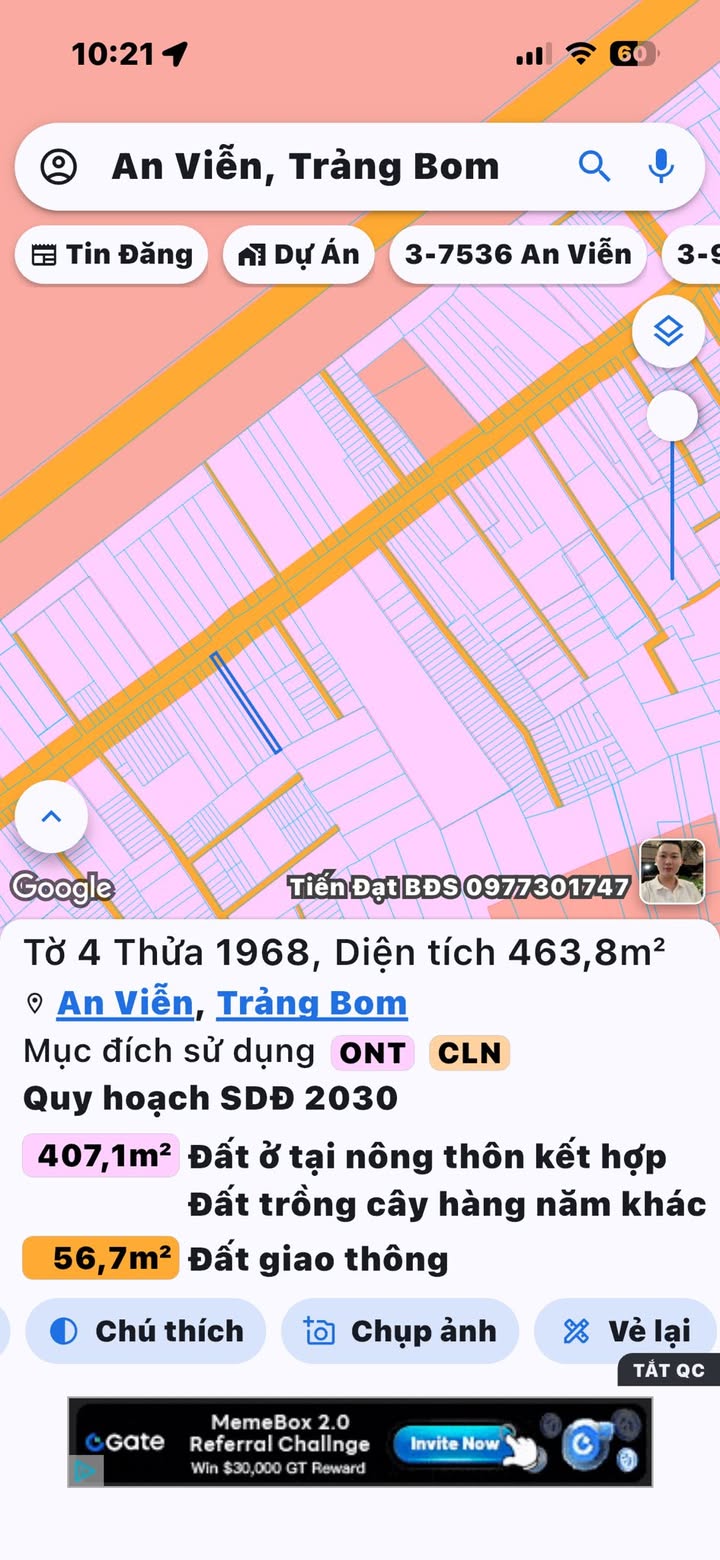 Đất nền kinh doanh An Viễn 500m² giá 4 tỷ - Mặt tiền đường sầm uất!