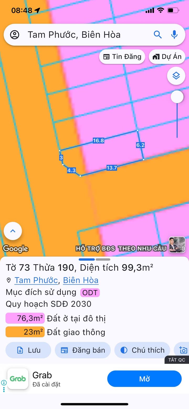 Đất nền Tam Phước, Biên Hòa 99m² giá 2 tỷ - Lô góc hai mặt tiền kinh doanh thuận lợi!