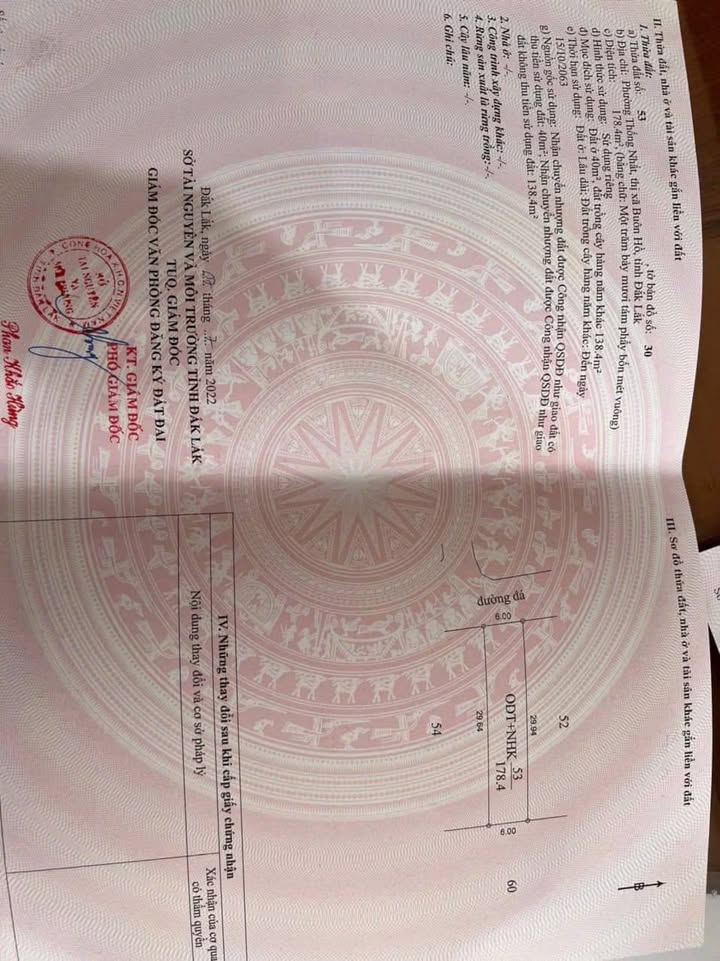 Đất thổ cư Thống Nhất, Buôn Hồ 180m² giá 550 triệu - Pháp lý rõ ràng, vị trí thuận lợi!