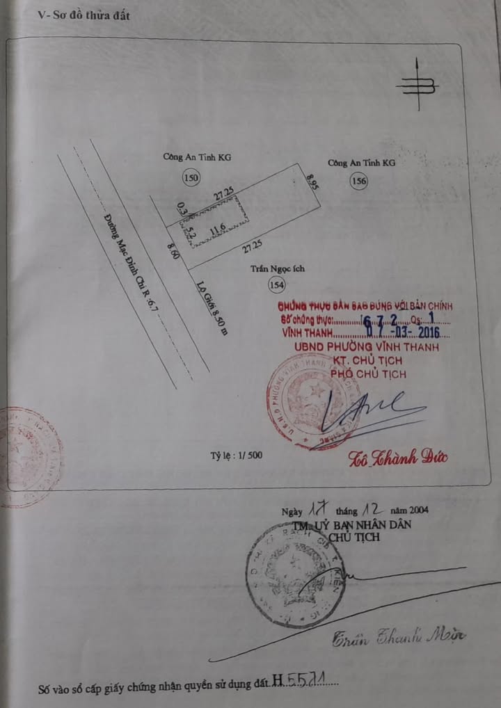 Bán đất mặt tiền đường Mạc Đĩnh Chi Rạch Giá 240m² - Đường lớn, vị trí đắc địa!