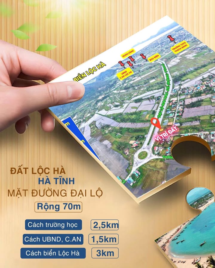 Đất nền Lộc Hà 200m² giá 3.3 tỷ - Đầu tư sinh lời ngay!