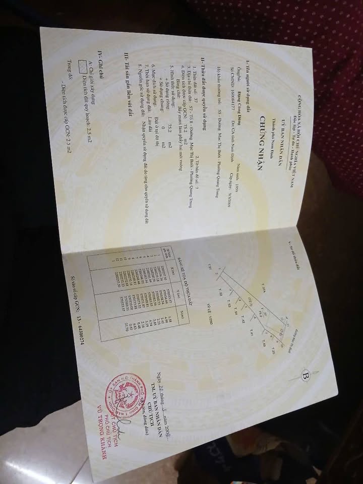 Nhà phố Mạc Thị Bưởi, Nam Định 75m² - Vị trí kinh doanh đắc địa!