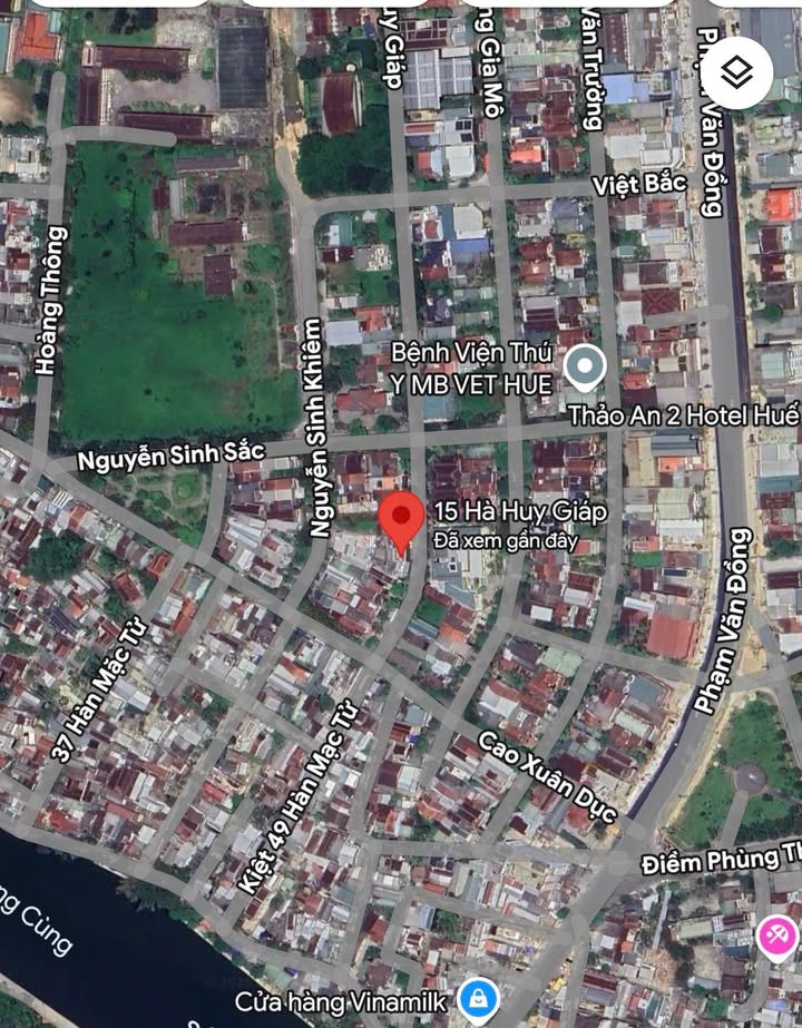 Đất mặt tiền Hà Huy Giáp, Vỹ Dạ 150m² giá 7.5 tỷ - Vị trí kinh doanh vàng!