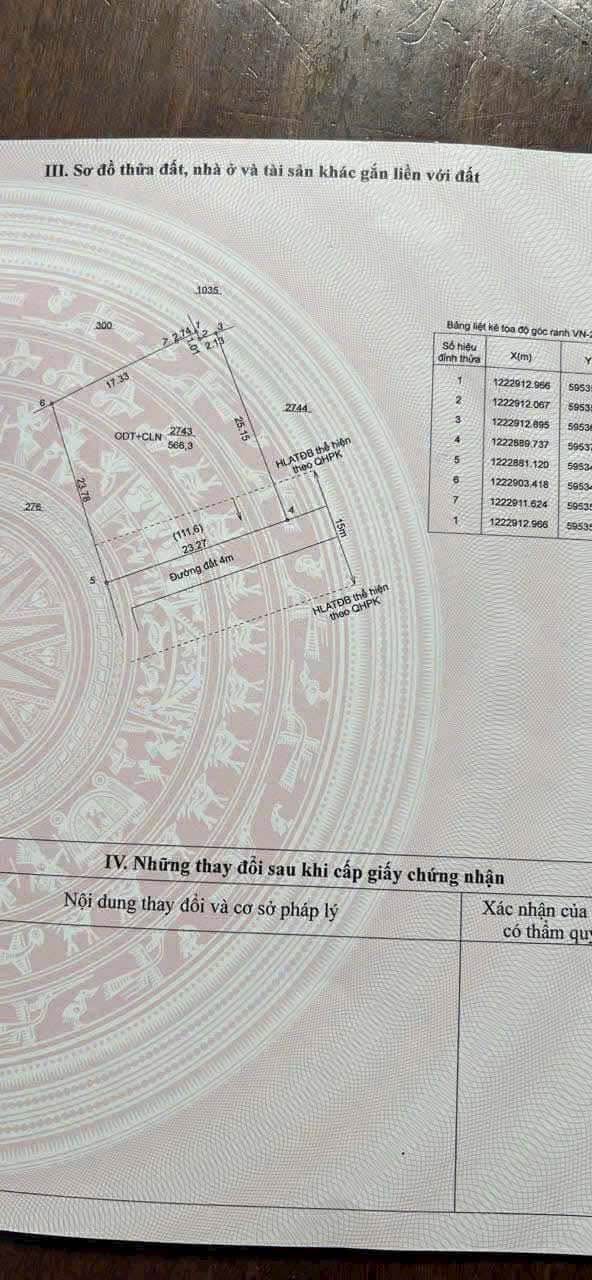 Đất nền Tân Định 675m² giá 3 tỷ - Sát chợ bến lớn, đầu tư sinh lời!