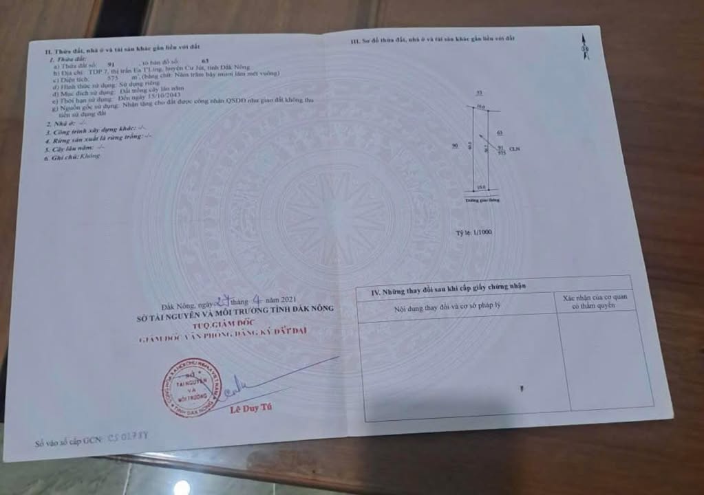 Nhà cấp 4 Đường Lý Tự Trọng, Đăk Glong 600m² giá 460 triệu - An cư lý tưởng!