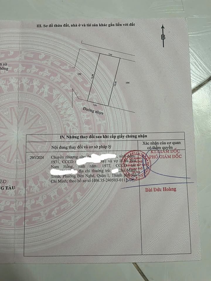 Đất nền Hòa Long, Bà Rịa - 118.8m² giá 1.3 tỷ - Sổ hồng chính chủ!