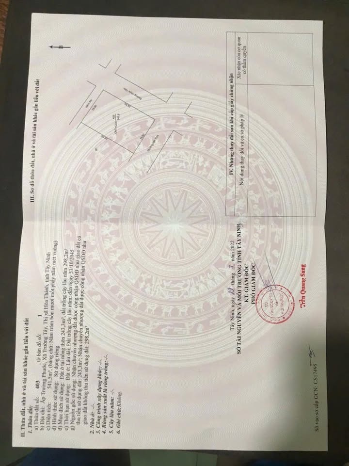 Đất nền 2 mặt tiền đường Nguyễn Văn Linh, phường Long Hoa, 541.5m² - Cơ hội đầu tư tuyệt vời!