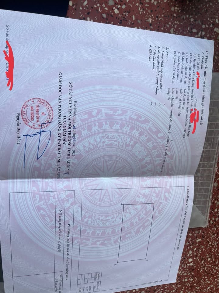 Đất phường Gia Đông - Bắc Ninh 210m² giá thỏa thuận - Đầu tư sinh lời lý tưởng!