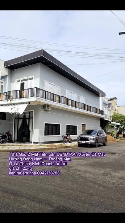 Nhà góc 2 mặt tiền An Xuyên 127m² giá 2 tỷ - Đầu tư sinh lời ngay!