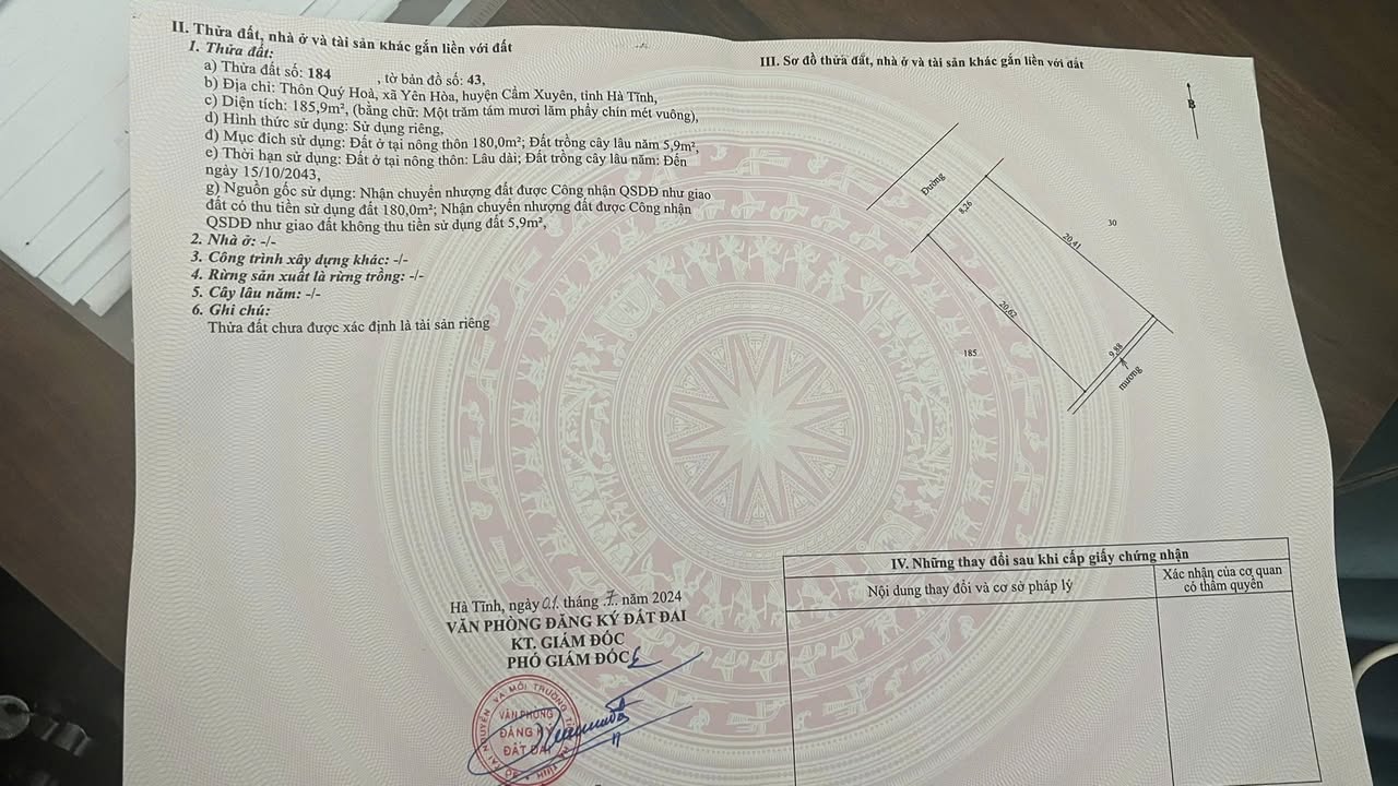 Đất thổ cư Cẩm Hòa 165m² giá 390 triệu - Gần trường học, chợ