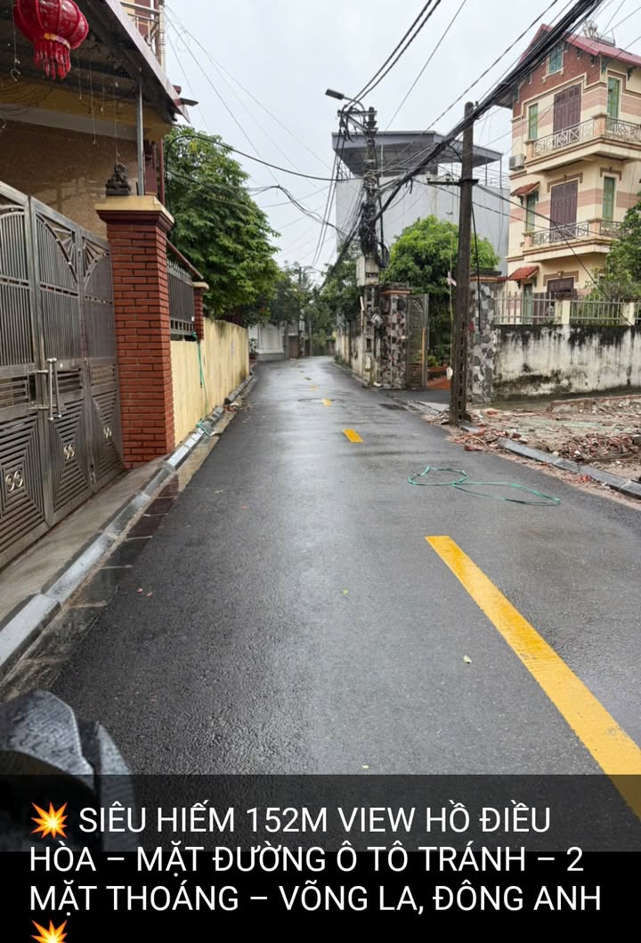 Đất nền Võng La, Đông Anh 152m² giá tốt - View hồ điều hòa thoáng đãng!