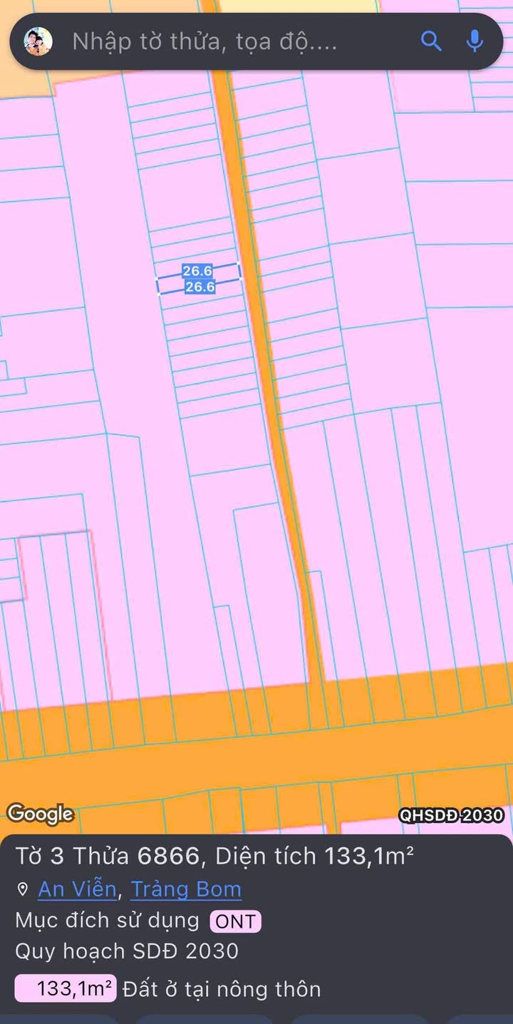 Đất nền 130m² tại Phùng Hưng, An Viễn chỉ 1.1 tỷ - Sổ đỏ chính chủ!