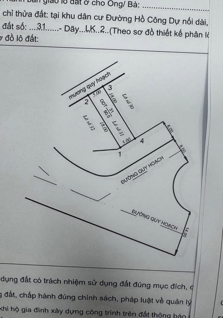 Đất nền áp góc 31 LK2 KDC Hồ Công Dự, Bích Động 90m² - Cơ hội đầu tư vàng!