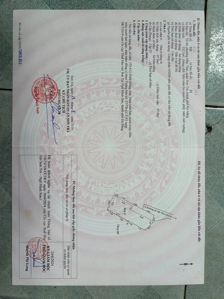 Đất nền Mân Thái Sơn Trà Đà Nẵng 222m² - Cơ hội đầu tư hấp dẫn!