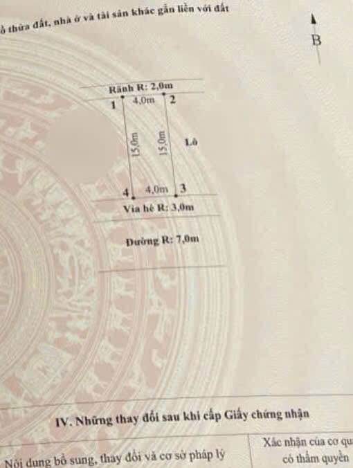 Đất thổ cư 60m² tại Dương Quan, Thủy Nguyên, Hải Phòng - Sổ đỏ chính chủ, giá chỉ 4.3 tỷ!