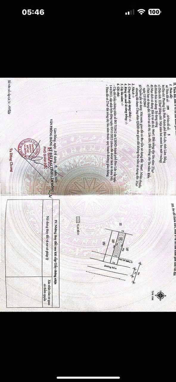 Đất nền Bảo Lộc 122m² giá 1.5 tỷ - Đường thông thoáng, khu dân cư đông đúc!