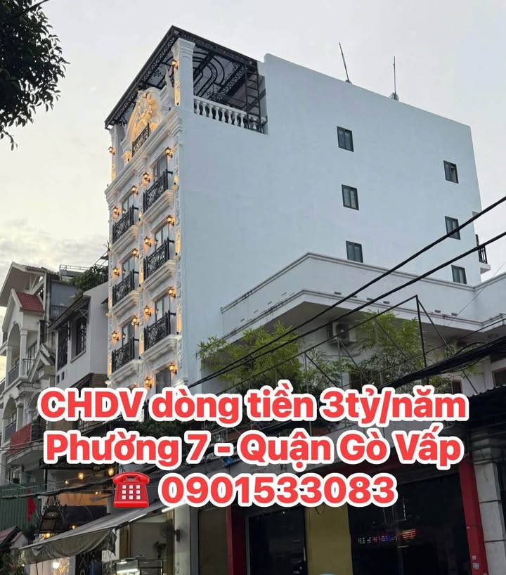 Căn hộ dịch vụ tại Gò Vấp 119m² giá 38.5 tỷ - Dòng tiền 3 tỷ/năm