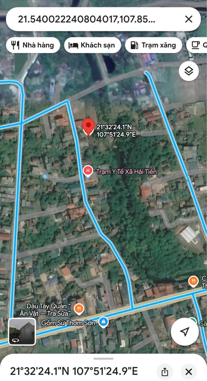 Đất thổ cư Hải Tiến Móng Cái 100m² - Giá chỉ vài trăm triệu!