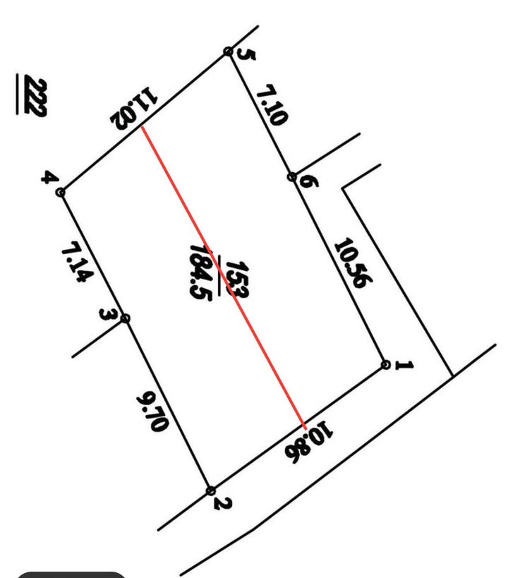 Đất thổ cư 184,5m² tại thôn Khúc Thủy, Thanh Oai - Vị trí đẹp gần khu đô thị Thanh Hà!