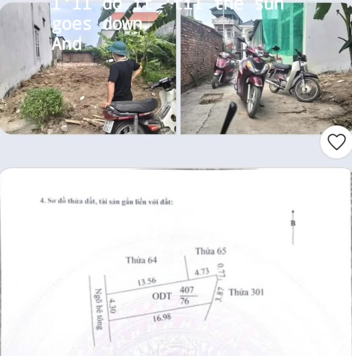 Đất nền Cẩm Giàng 76m² giá 1.4 tỷ - Cơ hội đầu tư sát KCN Đại An!