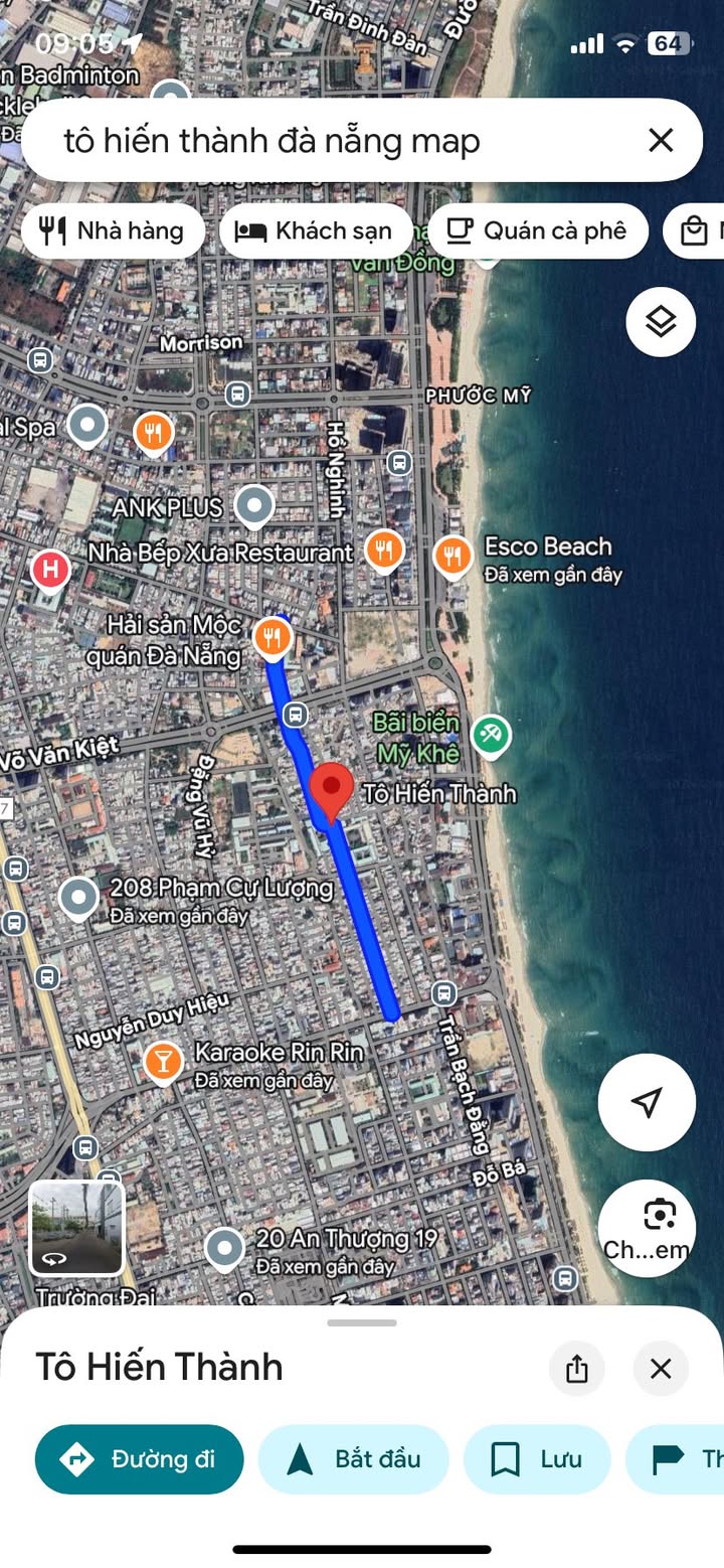 Đất nền đẹp tại đường Tô Hiến Thành, Sơn Trà, Đà Nẵng 75m² giá 11 tỷ - Đầu tư sinh lời ngay!