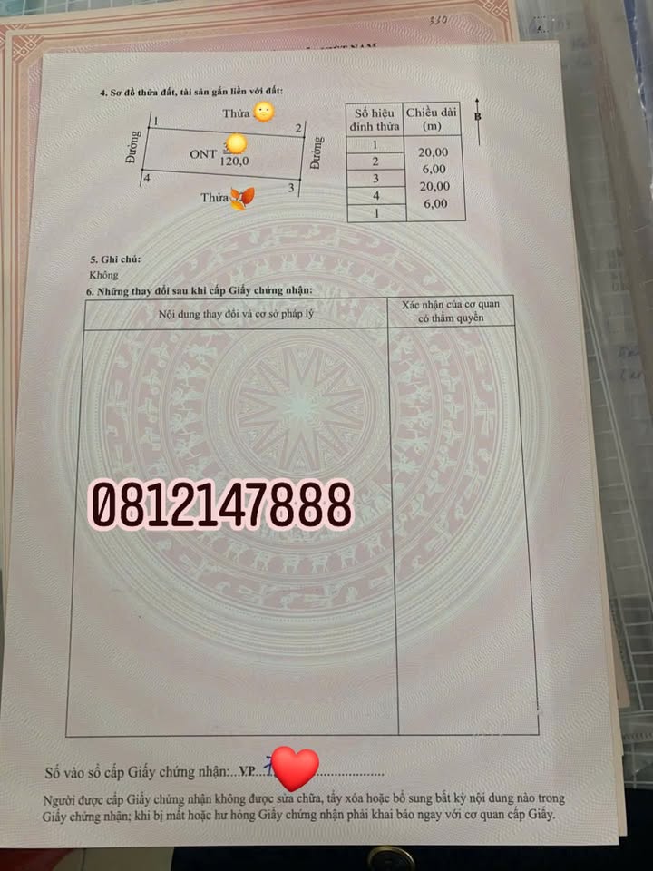 Đất nền An Cư, Văn Hải, Kim Sơn 120m² - Sổ đỏ chính chủ, giá thỏa thuận!