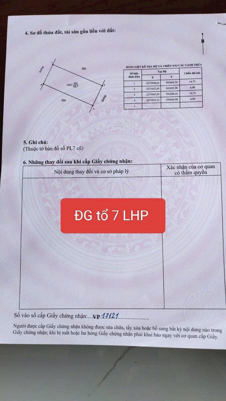 Đất nền Lê Hồng Phong Phủ Lý 89m² giá 2 tỷ - Sổ đỏ chính chủ, hạ tầng hoàn thiện!
