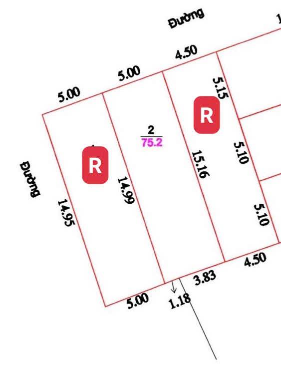 Đất nền Vinh Phú 75m² giá 2 tỷ - Đầu tư sinh lời lâu dài!