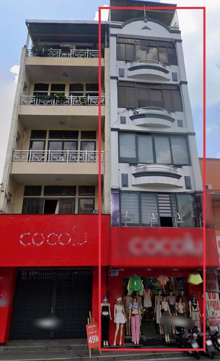 Nhà mặt tiền Hai Bà Trưng, Quận 1 - Diện tích 94m², Cho thuê thương lượng!