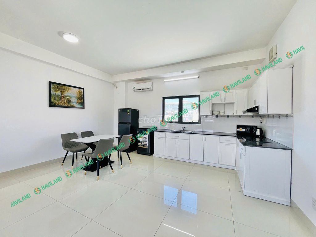 Căn hộ 2PN 2WC cho thuê đường Hải Phòng, 60m² giá 10 triệu - Đầy đủ nội thất mới 100%!