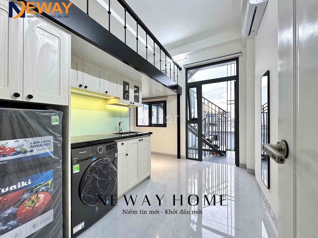 Phòng gác Bancol mới xây Đầm Sen Park 30m² giá 5.2 triệu - Giờ giấc tự do, Full nội thất!