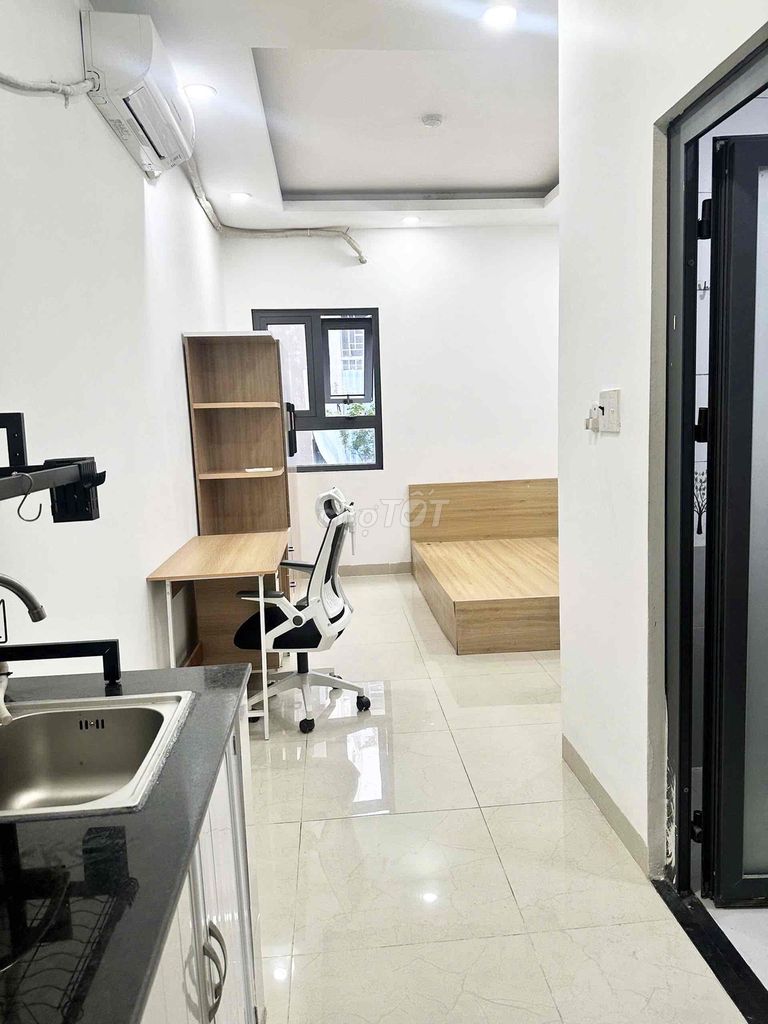 Căn hộ 1 phòng ngủ Bùi Đình Tuý 25m² giá 4.8 triệu - Nhà mới, an ninh tuyệt đối!