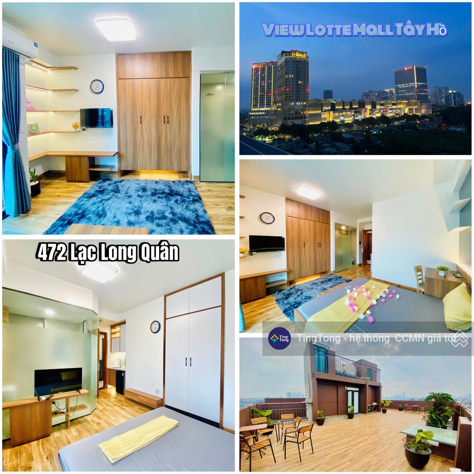 Căn hộ studio ban công view Hồ Tây tại Lạc Long Quân chỉ từ 4.750.000đ