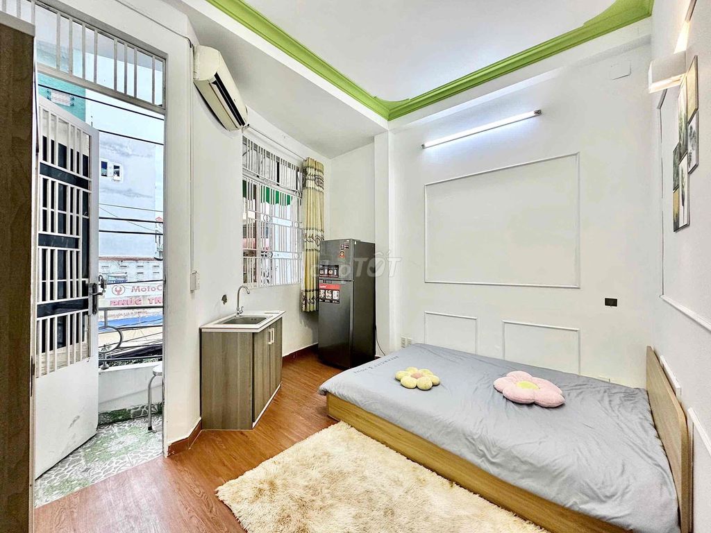 🏙️ Cho thuê căn hộ studio đường Ni Sư Huỳnh Liên Quận 10 - Giá chỉ 3.9 triệu, full nội thất, dọn vào ở ngay!