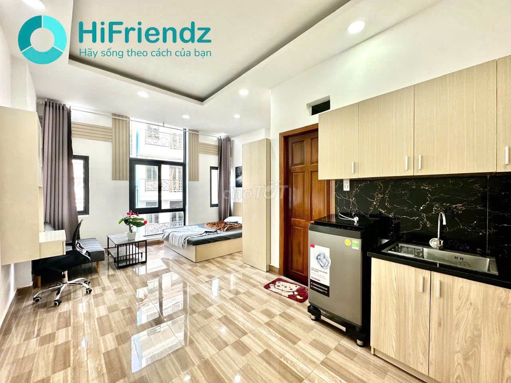 Căn hộ Studio Thành Thái 45m² giá 6.5 triệu - Đầy đủ tiện nghi chỉ việc vào ở!
