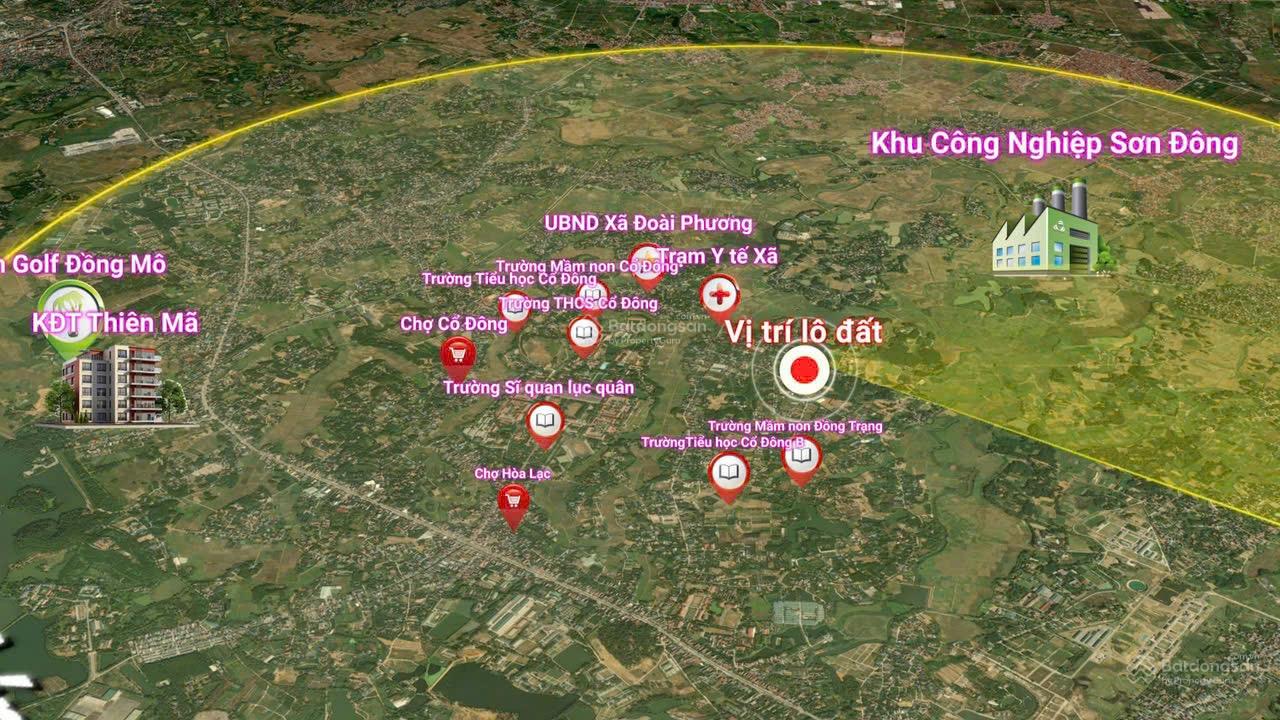 Bán đất nền view hồ đẹp tại Cổ Đông - Sơn Tây 121.8m² giá 4.5 tỷ - Sổ đỏ từng lô, sang tên ngay!