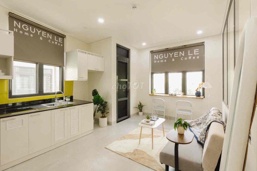 Căn hộ 1PN Ngô Tất Tố, Bình Thạnh 50m² giá 9.9 triệu - Full nội thất sang trọng!