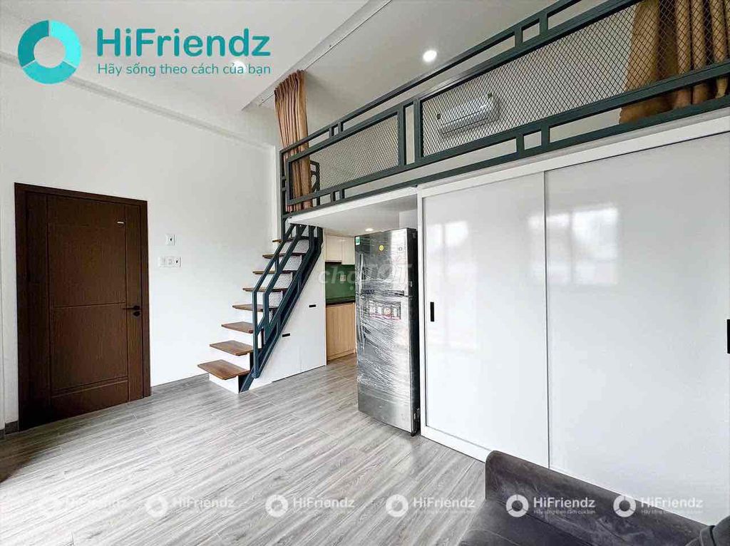 Duplex gác cao Đường Nơ Trang Long 30m² giá 8 triệu - Full nội thất mới 100%!