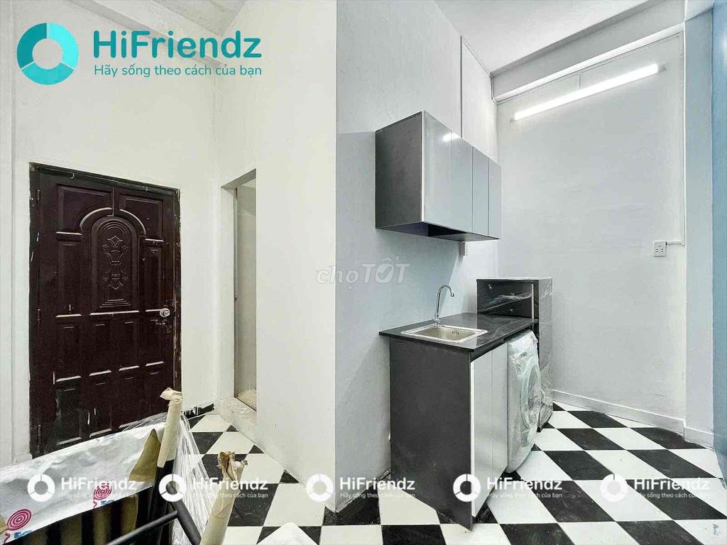 Căn hộ 2 phòng ngủ Tân Bình giáp quận 10 giá chỉ 7.3 triệu - Full nội thất, máy giặt riêng!