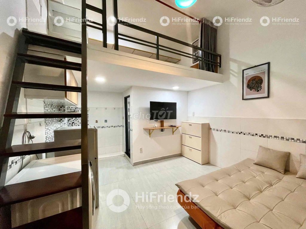 Phòng cho thuê Duplex 22m² tại Đường Hòa Bình - Giá chỉ 3.9 triệu - Nội thất cao cấp mới 100%