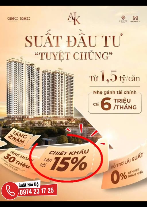 Căn hộ A&K Tower An Phú 65m² giá chỉ từ 2 tỷ - Tiềm năng đầu tư lớn!