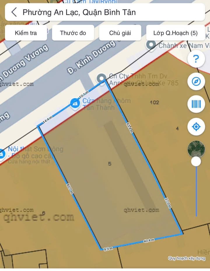 Kho mặt tiền Kinh Dương Vương, Bình Tân 4,472m² giá 365 tỷ - Đầu tư lý tưởng!