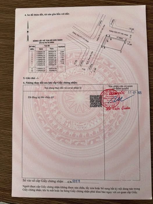 Đất 2 mặt tiền đường XTT59, Hóc Môn 110m² giá 6.16 tỷ - Cơ hội đầu tư tuyệt vời!