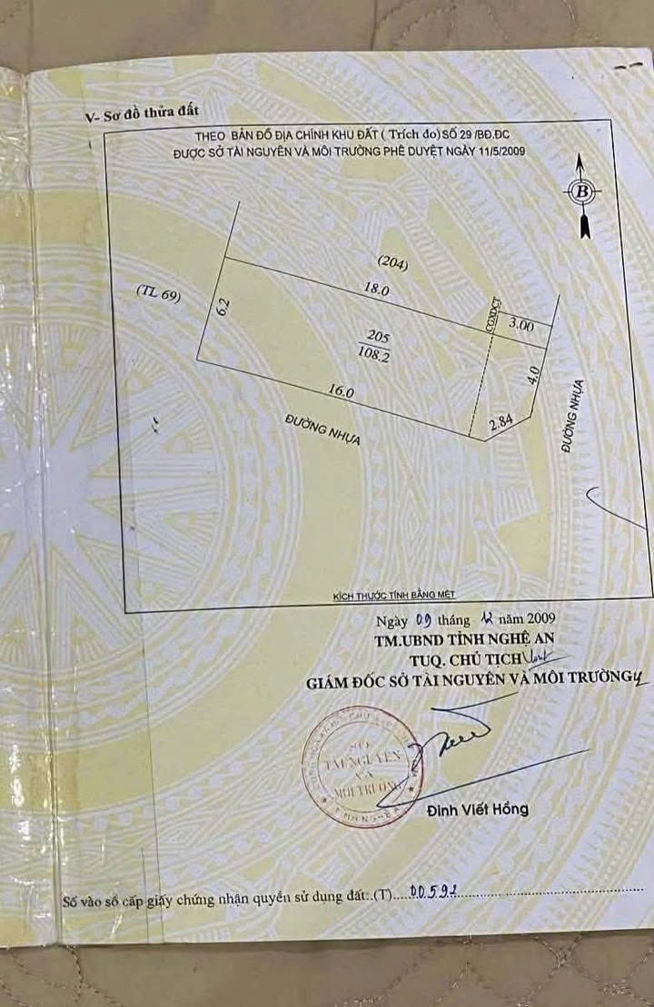 Lô đất Trường Thi, Vinh 108m² giá 4 tỷ - Vị trí cực hiếm, đầu tư sinh lời!