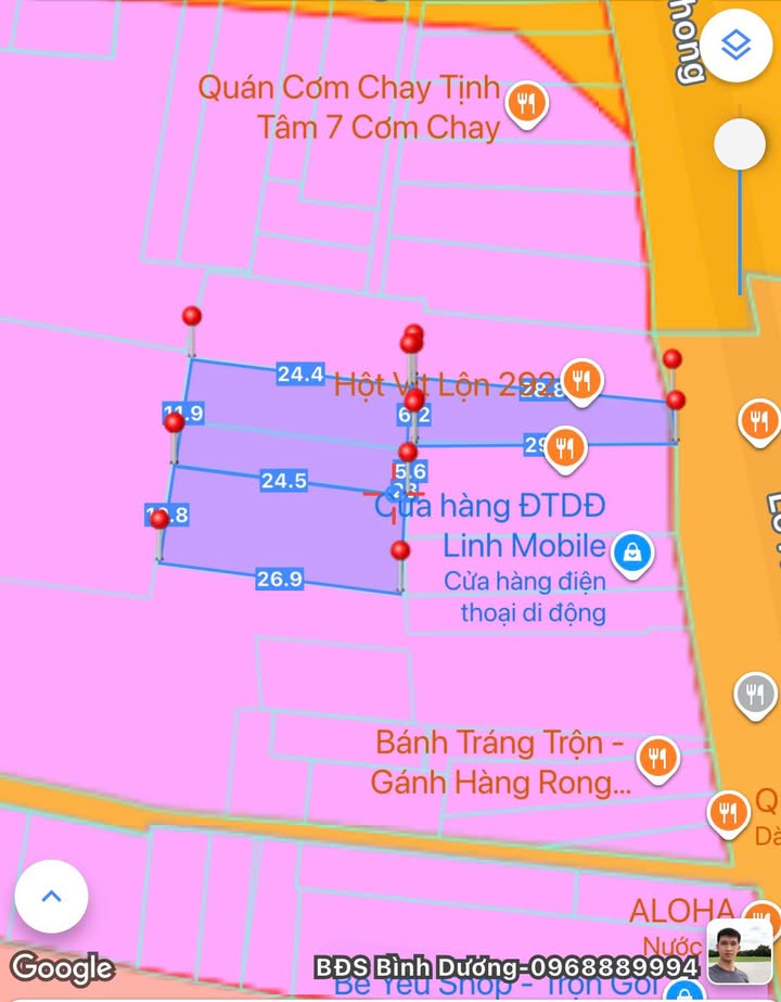 FrontHouse mặt tiền Lê Hồng Phong, Thủ Dầu Một 850m² giá 25 tỷ - Cơ hội đầu tư tuyệt vời!