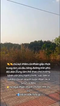 Đất Dầu Tiếng 260m² giá 1.1 tỷ - Bán gấp vị trí đẹp tại Trần Phú!