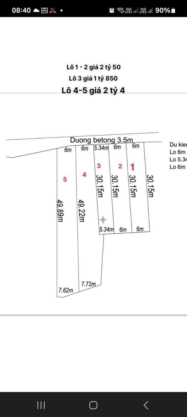 Đất thổ cư Phước Tỉnh, Long Điền 80m² - Gần biển, vị trí đẹp!