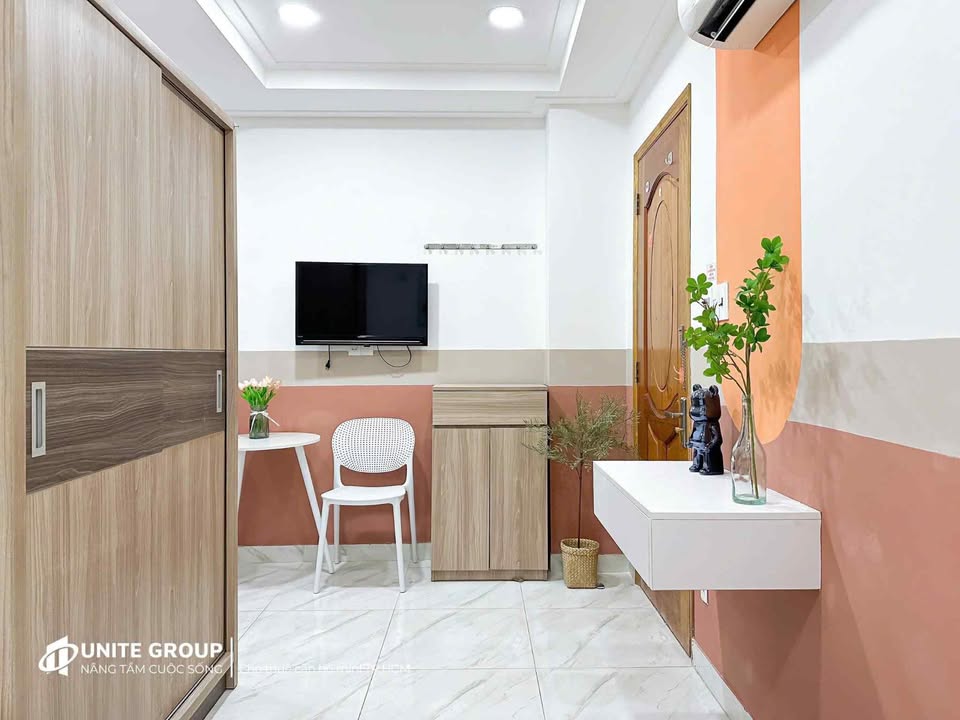 Studio Cách Mạng Tháng 8, Quận 10 - Full nội thất, decor ấm áp